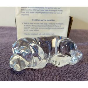 Princess House Pets 24% Lead Crystal LABRADOR‎ RETRIEVER PUPPY Figurine Germany
